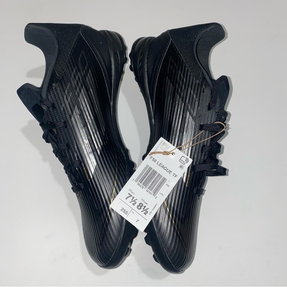 Adidas F50 League TF DARKSPARK Men's Turf Soccer Shoes Size 7.5 New IF1337